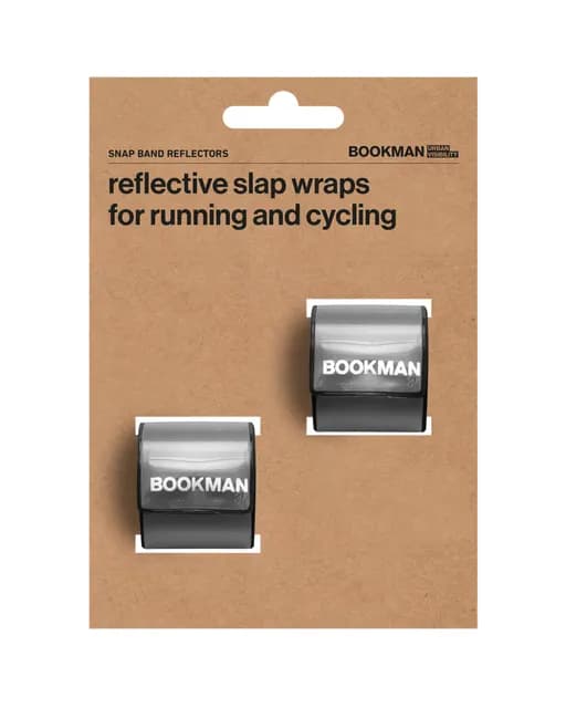 Bookman Urban Visibility Snap Band Reflectors Black