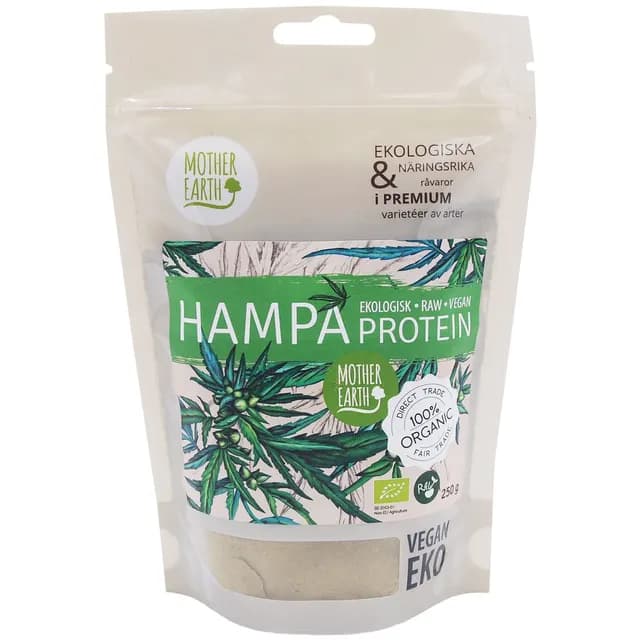Mother Earth Hampaproteinpulver 50% ME RAW&EKO 250 g