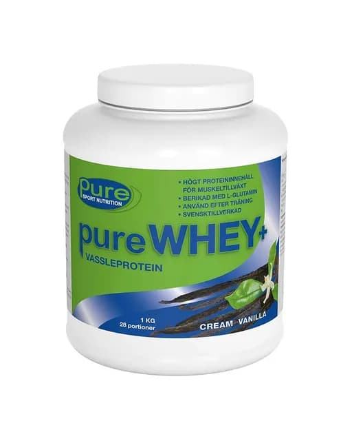 pure WHEY+ Cream Vanilla 1000 g