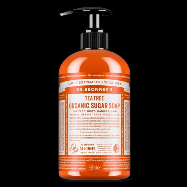 Dr. Bronner's Organic Sugar Soap Tea Tree 355 ml