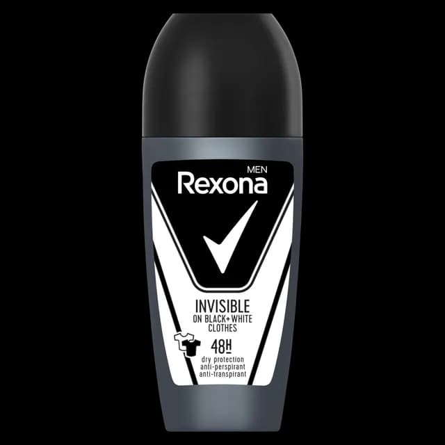 Rexona Men 48h Invisible black + white roll-on 50 ml