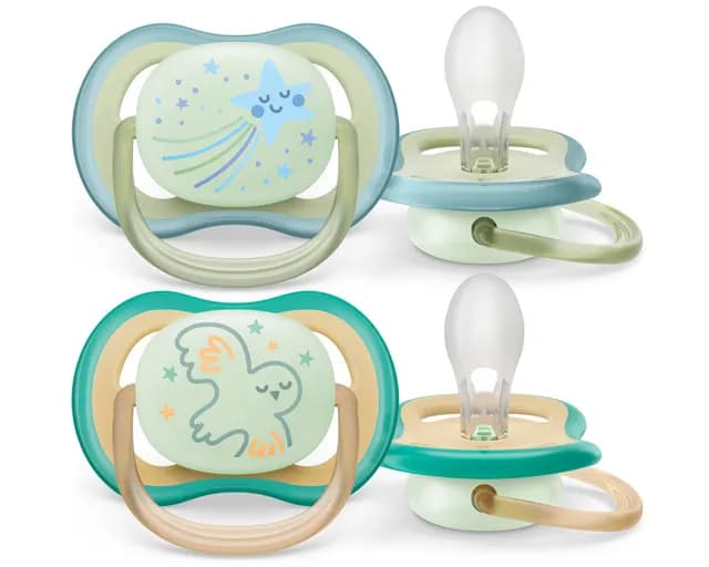 Philips Avent Ultra Air Nattnapp 0-6m Grön/Blå 2 st