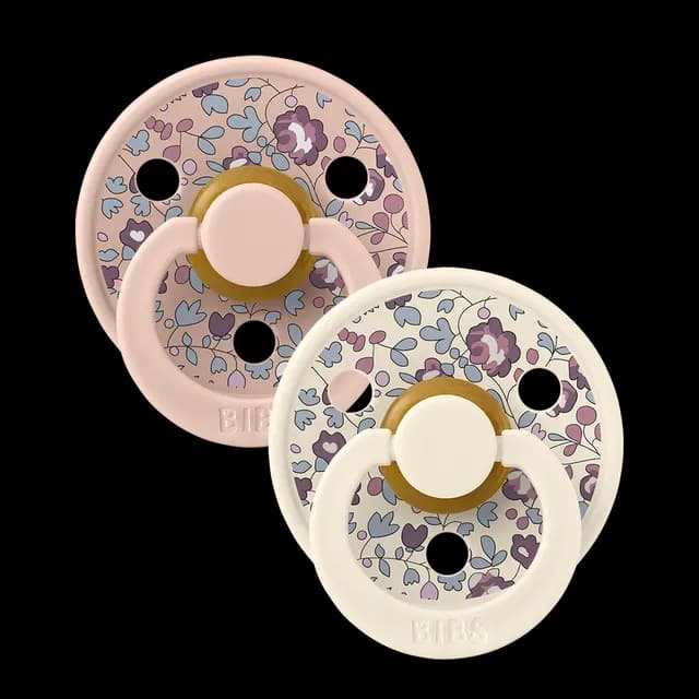 BIBS x Liberty Colour Latex Size 1 Eloise Blush Mix 2-pack