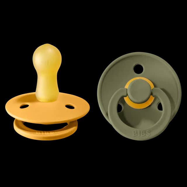 BIBS Colour Latex Size 2 Honey Bee/Olive 2-pack