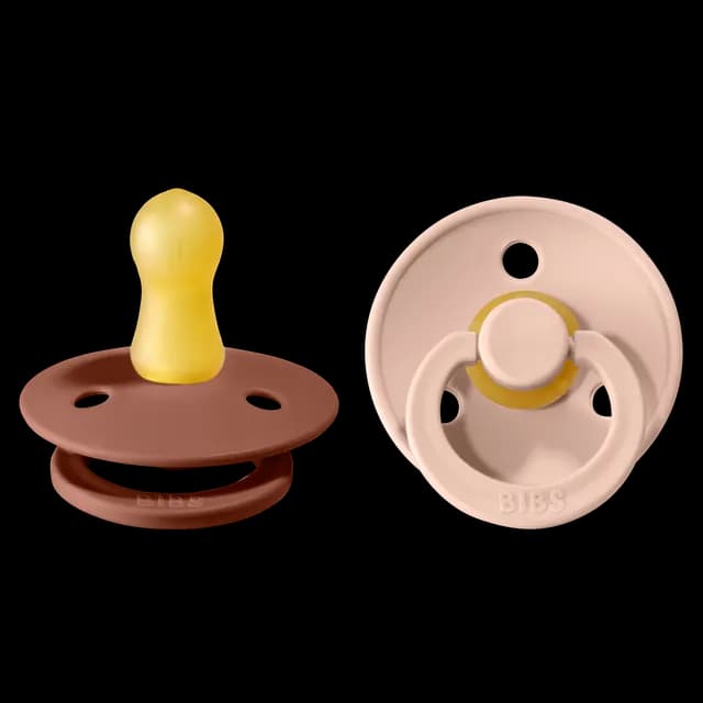 BIBS Colour Latex Size 1 Woodchuck/Blush 2-pack