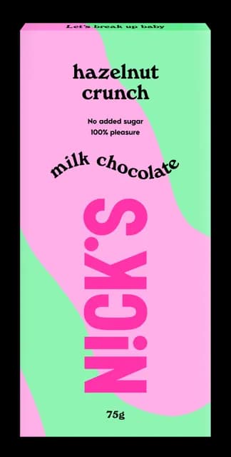 Nicks Milk Chocolate Hazelnut Crunch 75 g