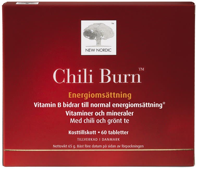 New Nordic Chili Burn 120 tabletter