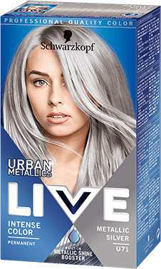 Schwarzkopf LIVE Color Hårfärg U71 Silver Metallic