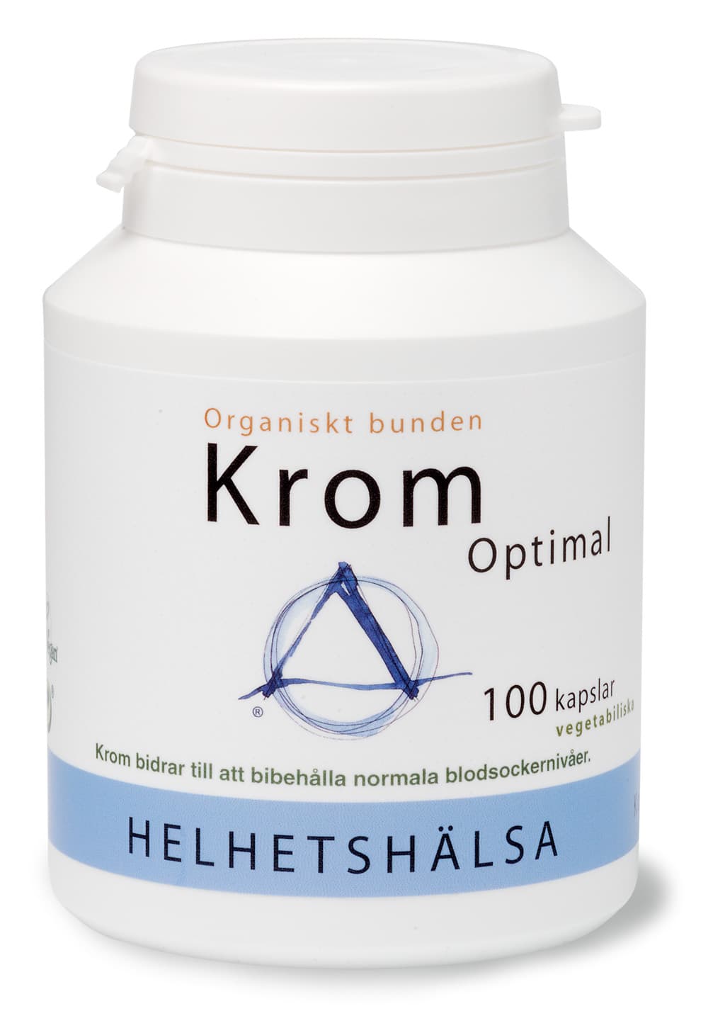 Helhetshälsa Krom Optimal 200 μg 100 kapslar