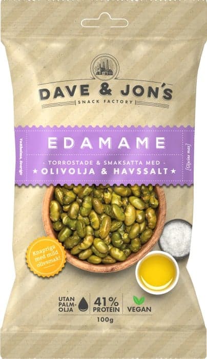 Dave & Jon´s Edamame Olivolja & Havssalt 100g