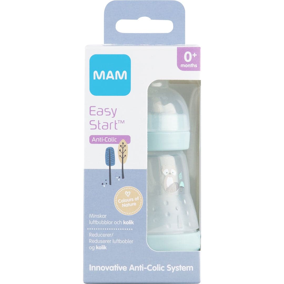 MAM Easy Start Anti-Colic Blue 0+m 160 ml - produktbild 3