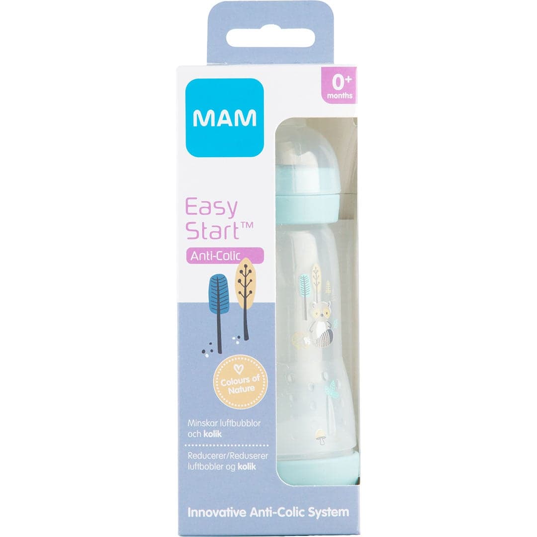 MAM Easy Start Anti-Colic Blue 0+m 260 ml - produktbild 3