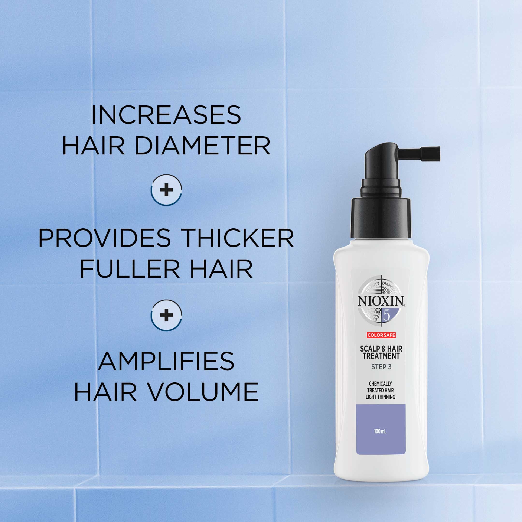 Nioxin System 5 Scalp Treatment leave-in för fint, tunt, kemiskt behandlat hår 100 ml 2