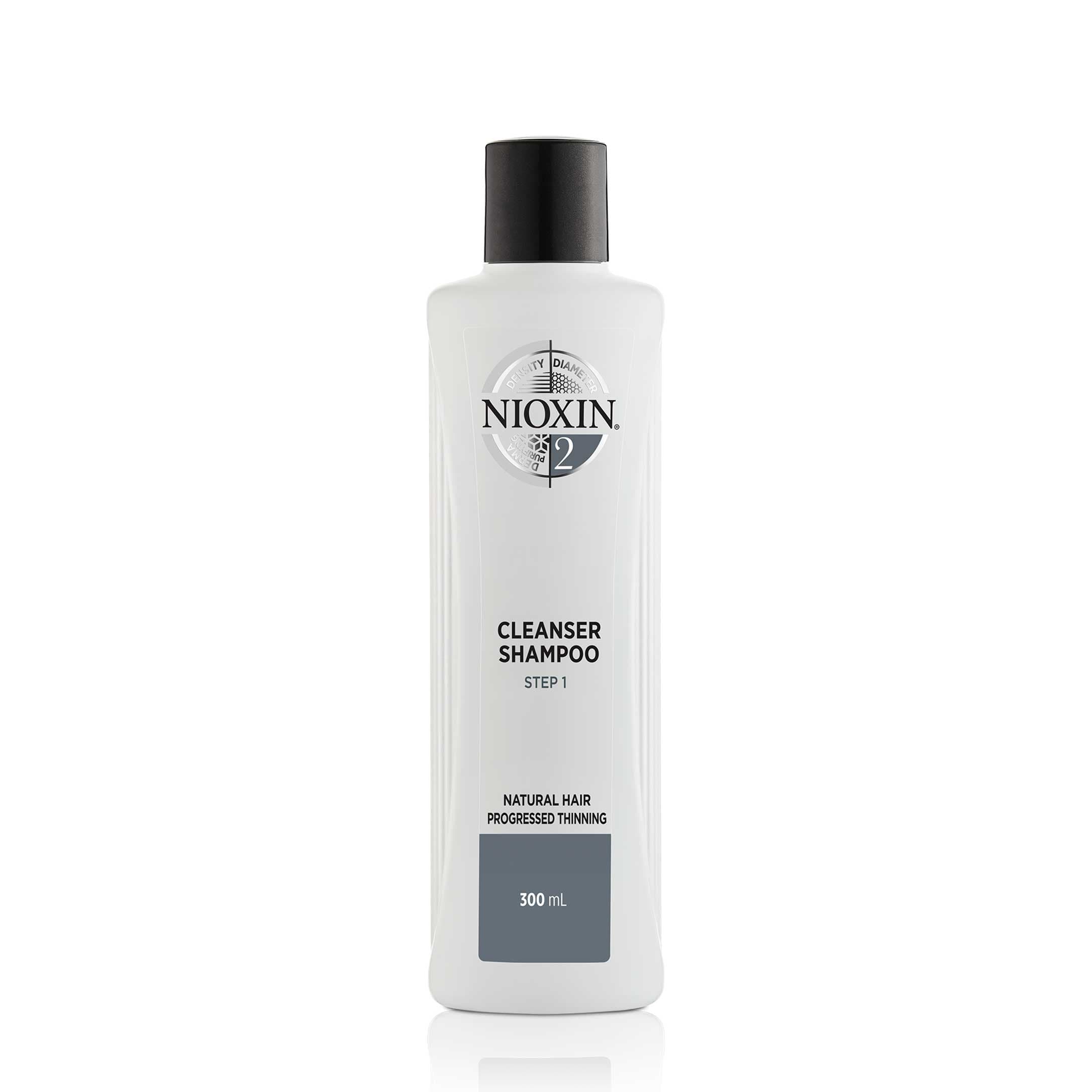 Nioxin System 2 Cleanser Schampo för obehandlat och märkbart tunt hår 300 ml