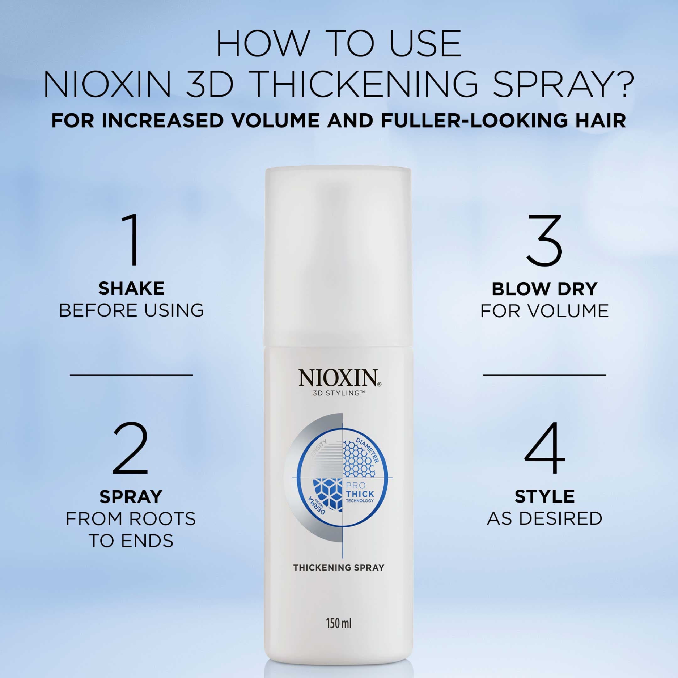 Nioxin Thickening Spray 150 ml - produktbild 3