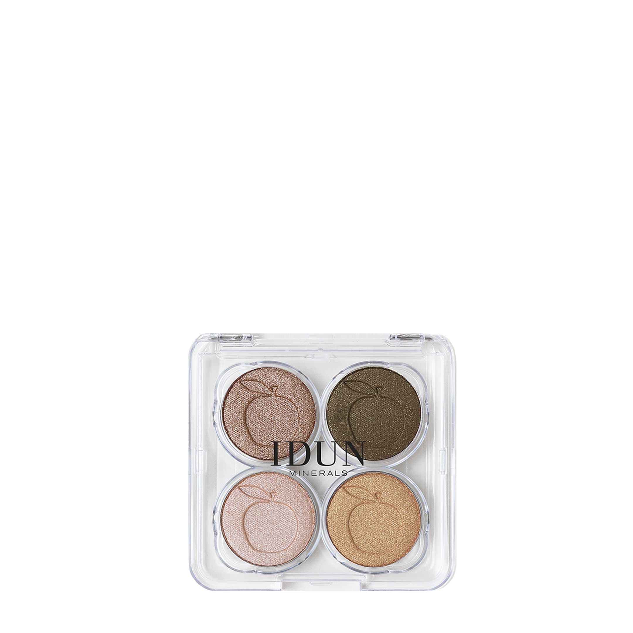 IDUN Minerals Eyeshadow Palette Brunkulla 4 g - produktbild 2