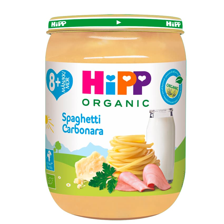 Hipp Spaghetti Carbonara 8m 190g