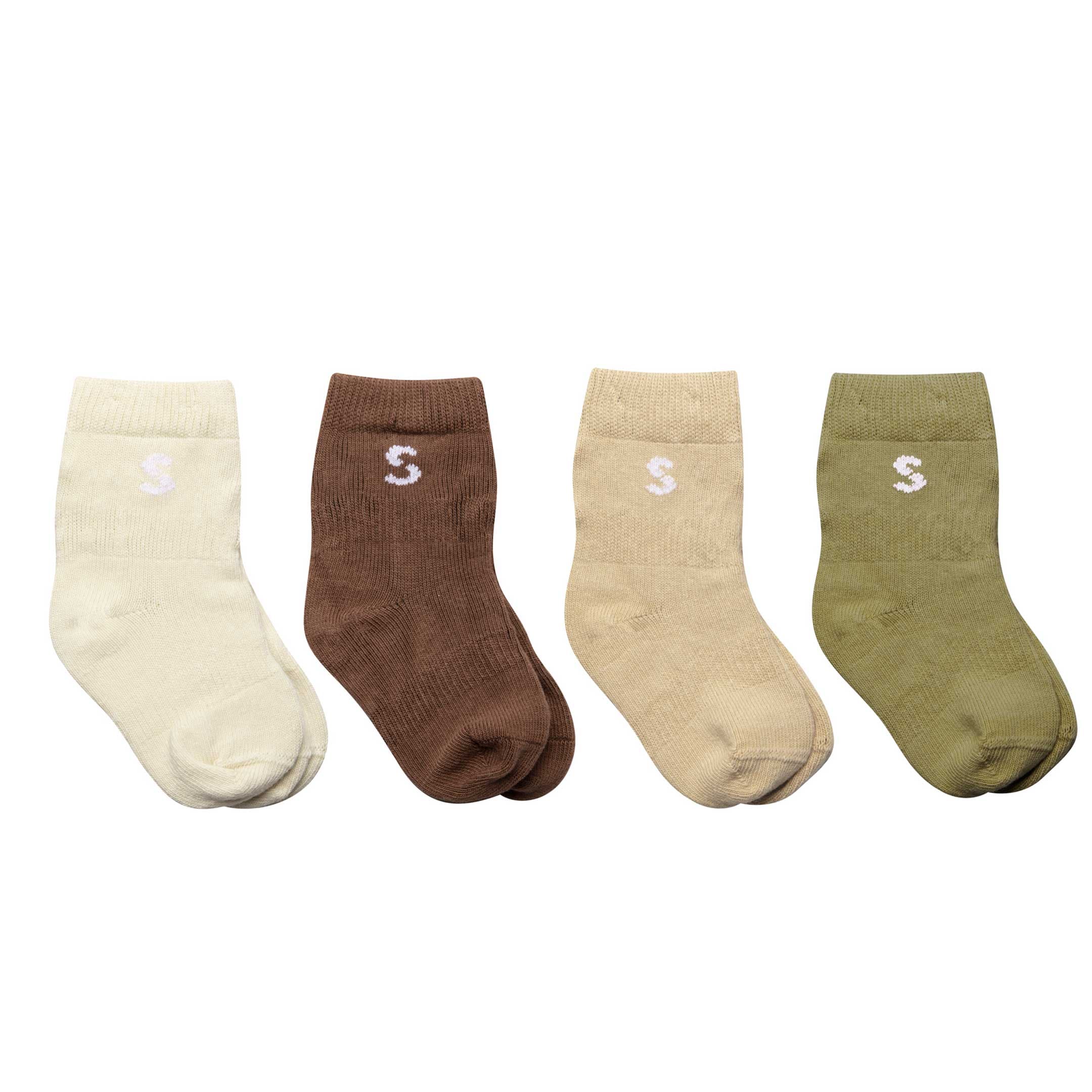 Stuckies Earth Utan anti-slip 10/15 0-6 mån 4-pack - produktbild 2