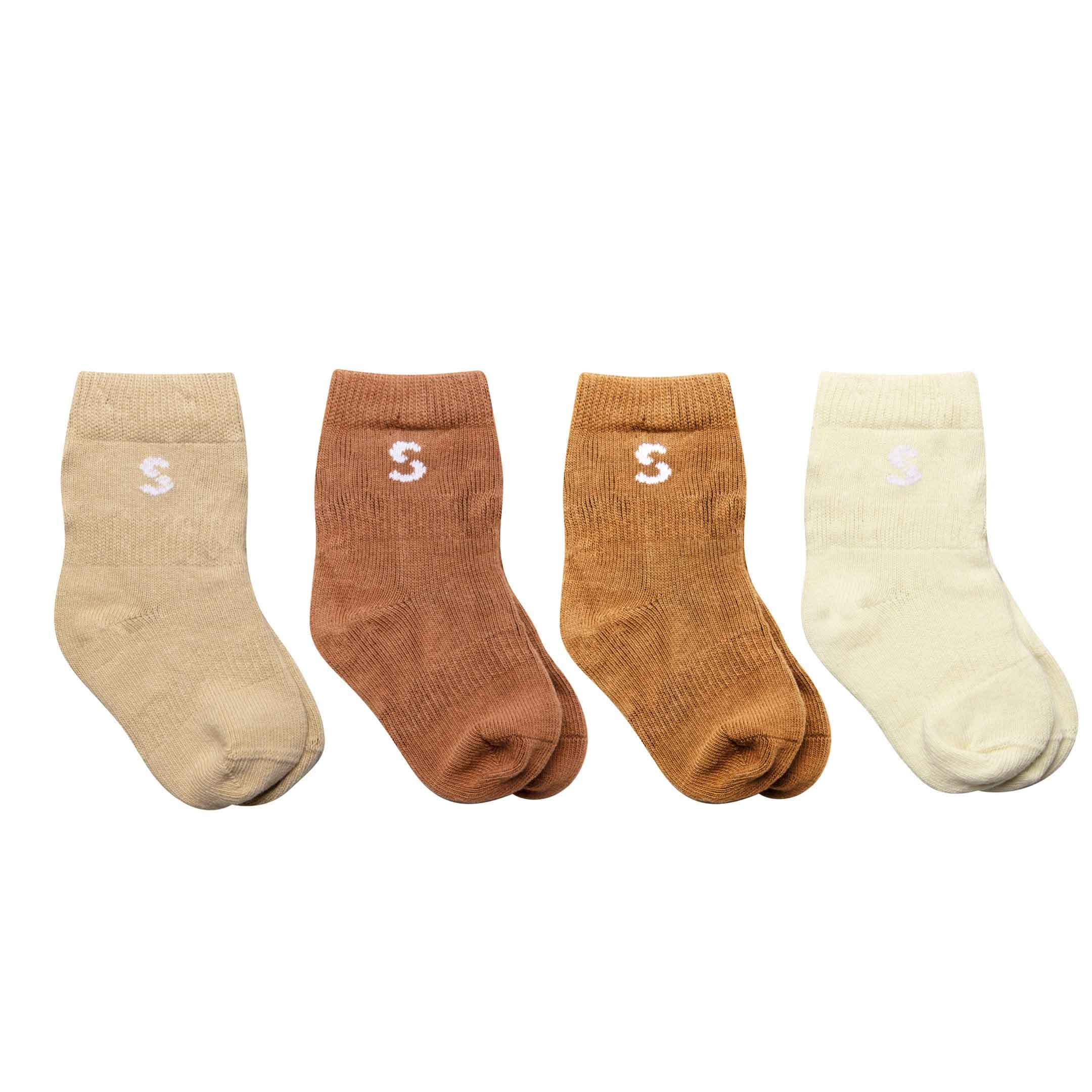 Stuckies Desert Utan anti-slip 10/15 0-6 mån 4-pack - produktbild 2
