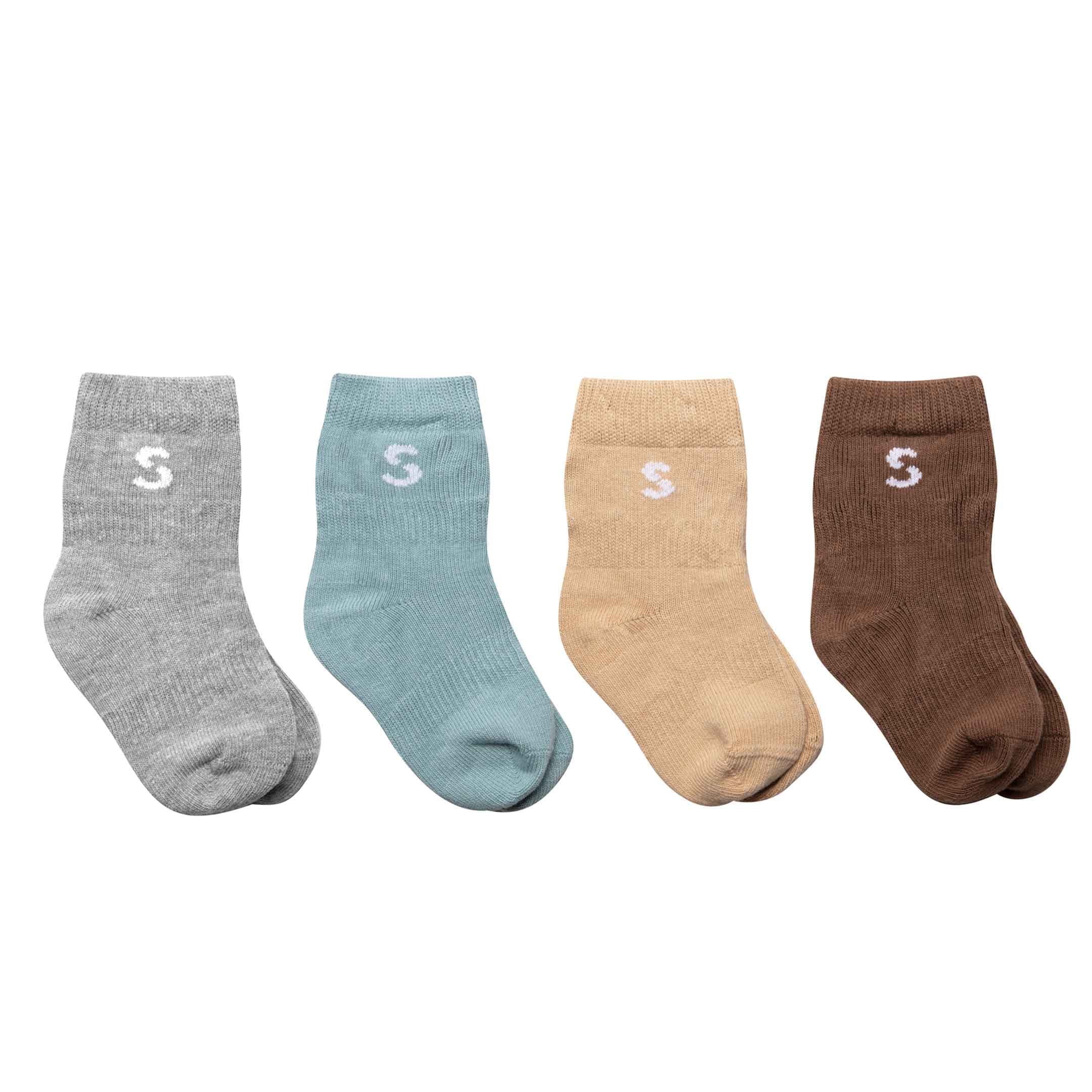 Stuckies River Utan anti-slip 10/15 0-6 mån 4-pack - produktbild 2
