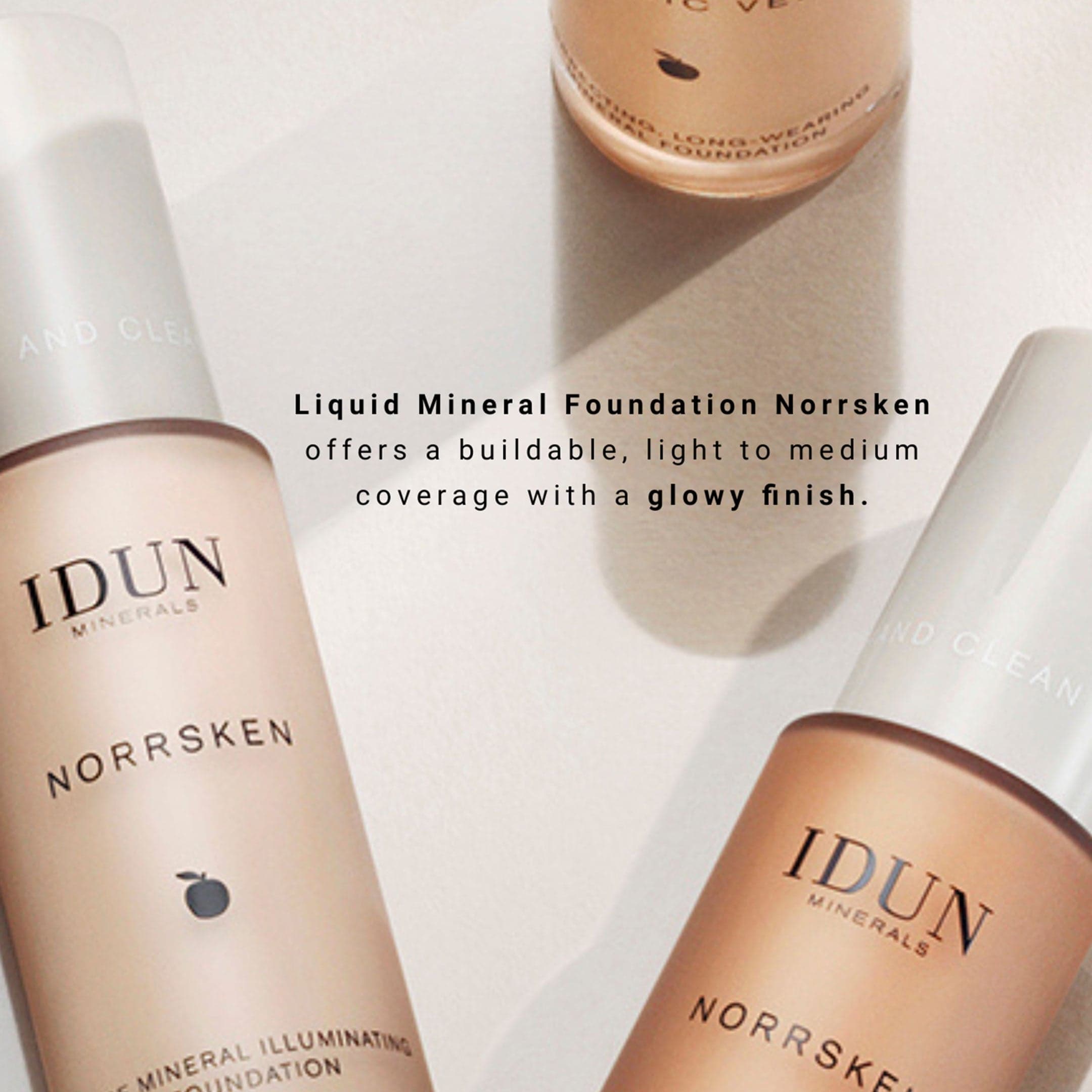 IDUN Minerals Liquid Mineral Foundation Norrsken Freja 30 ml - produktbild 5