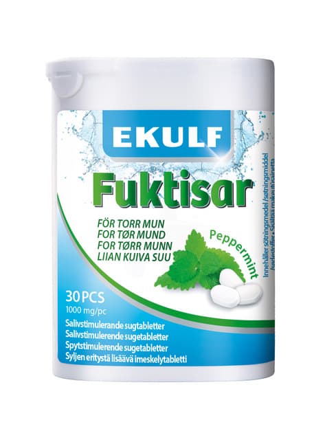 Ekulf Fuktisar Peppermint 30 st
