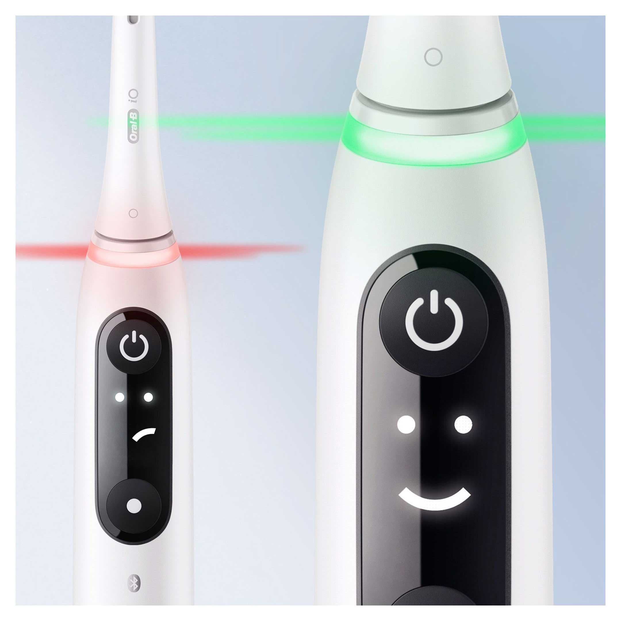 Oral-B iO 6S Vit Eltandborste med extra Tandborsthuvud - produktbild 4