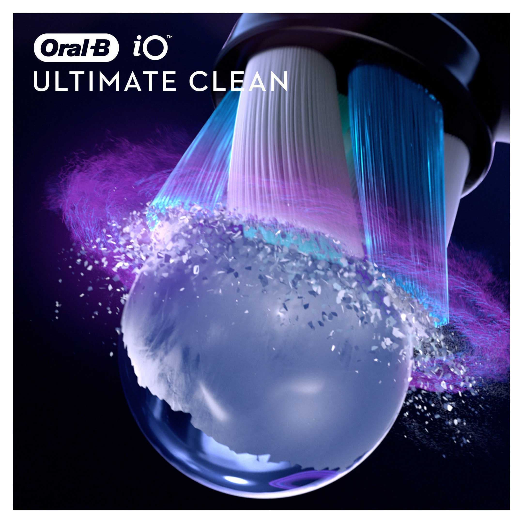 Oral-B iO Ultimate Clean Svart Tandborsthuvud 4-pack - produktbild 2