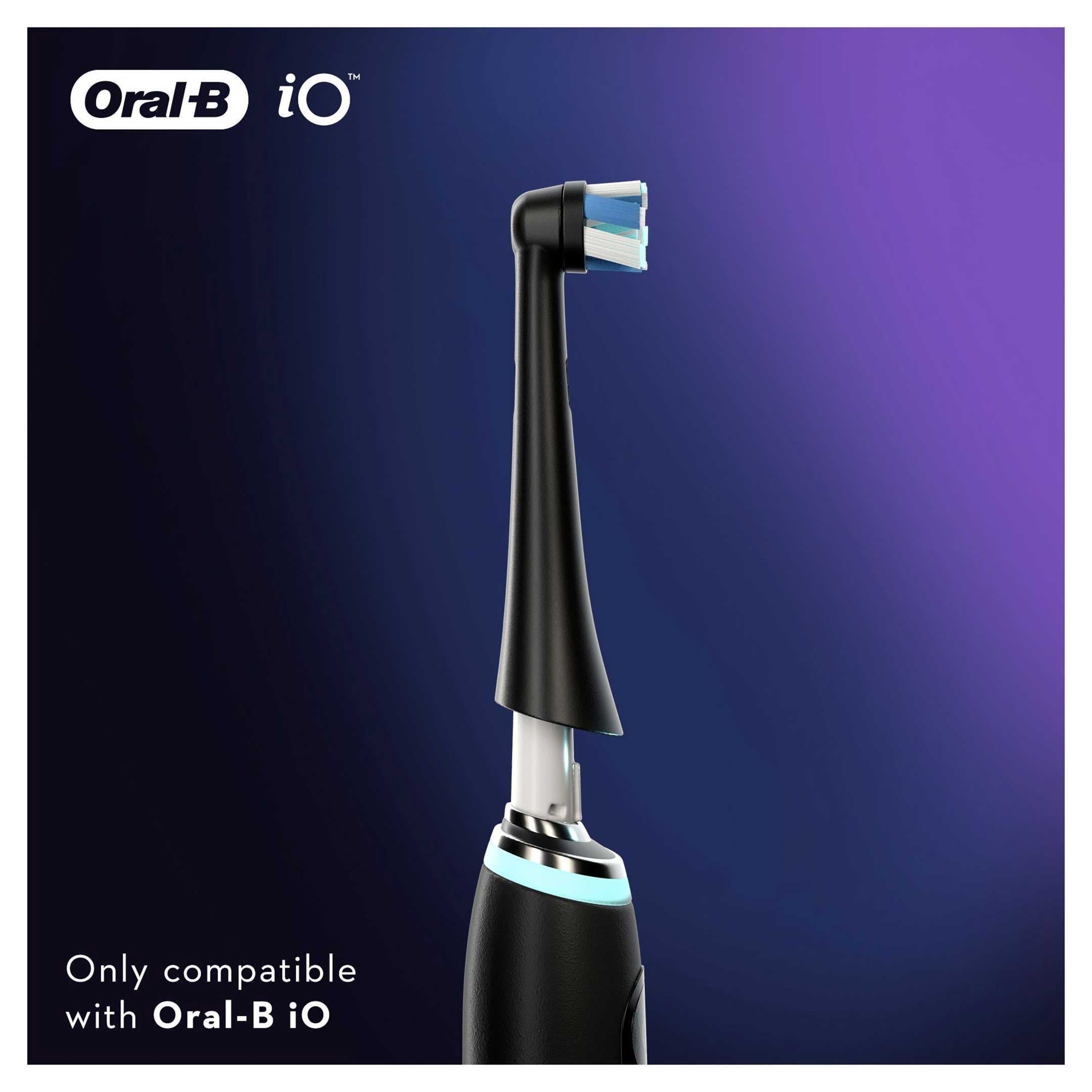 Oral-B iO Ultimate Clean Svart Tandborsthuvud 4-pack - produktbild 5