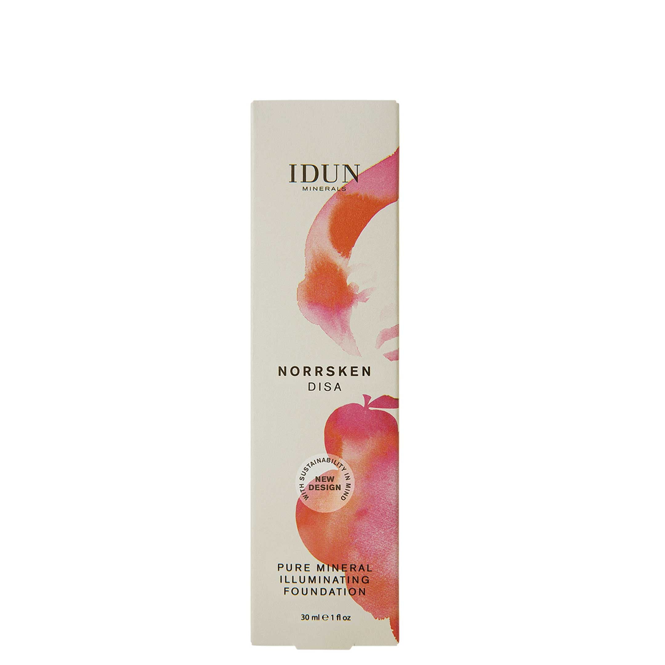 IDUN Minerals Liquid Mineral Foundation Norrsken Disa 30 ml - produktbild 2