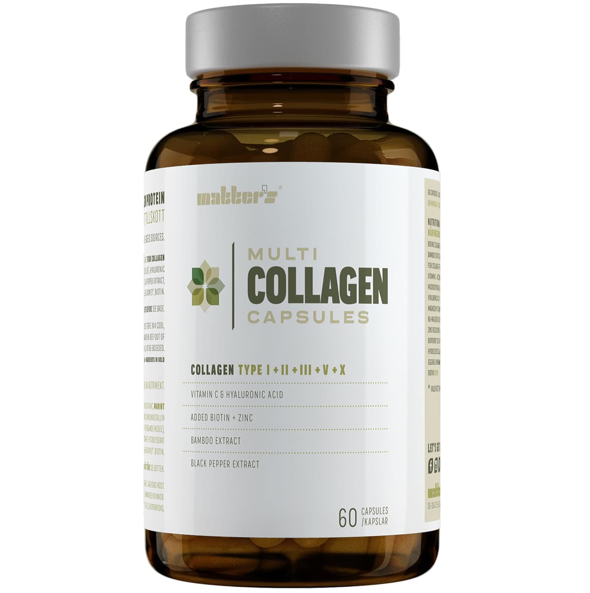 Matters Multi-Collagen+Vitamin C & Hyaluron 60 kapslar