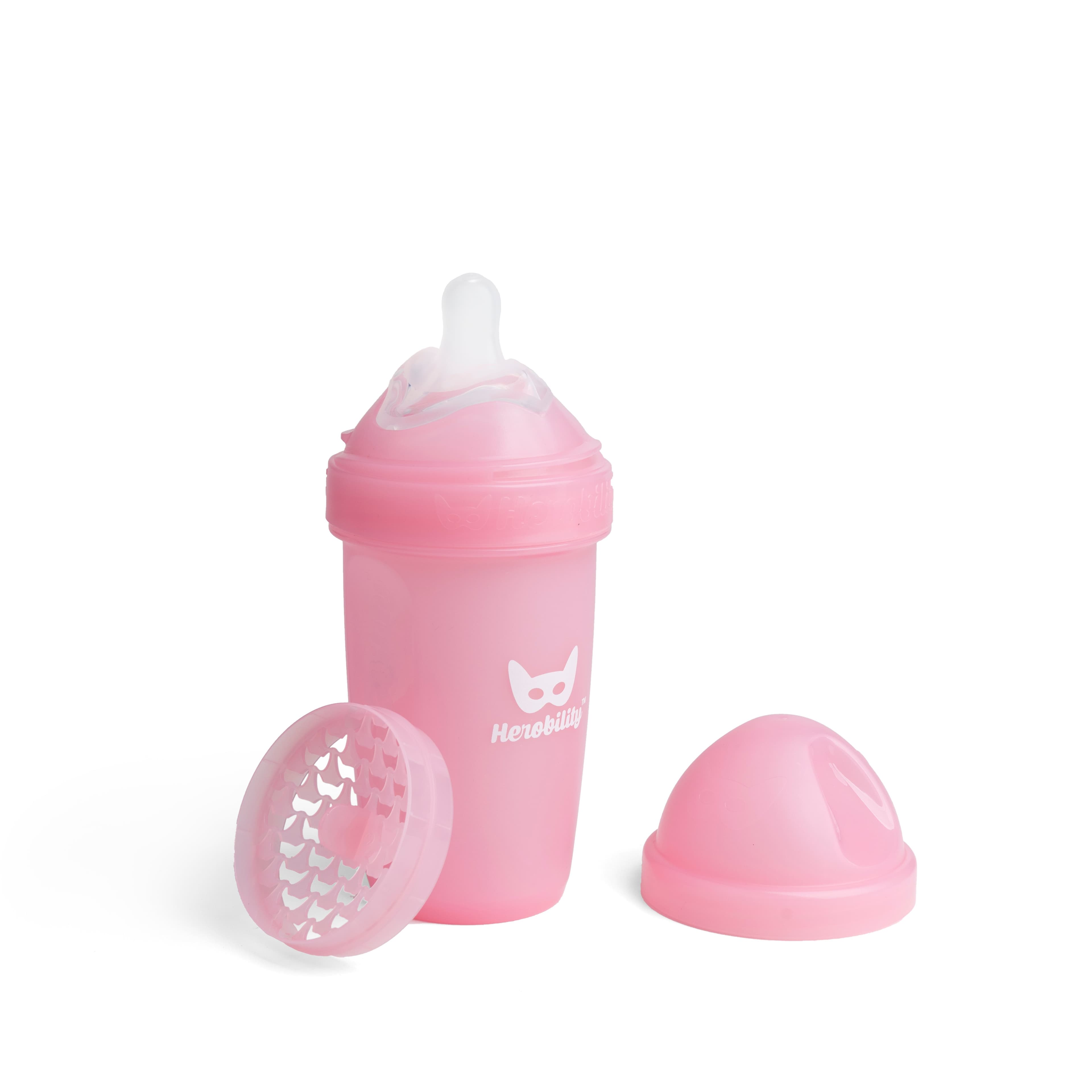 Herobility Nappflaska Pink 240 ml