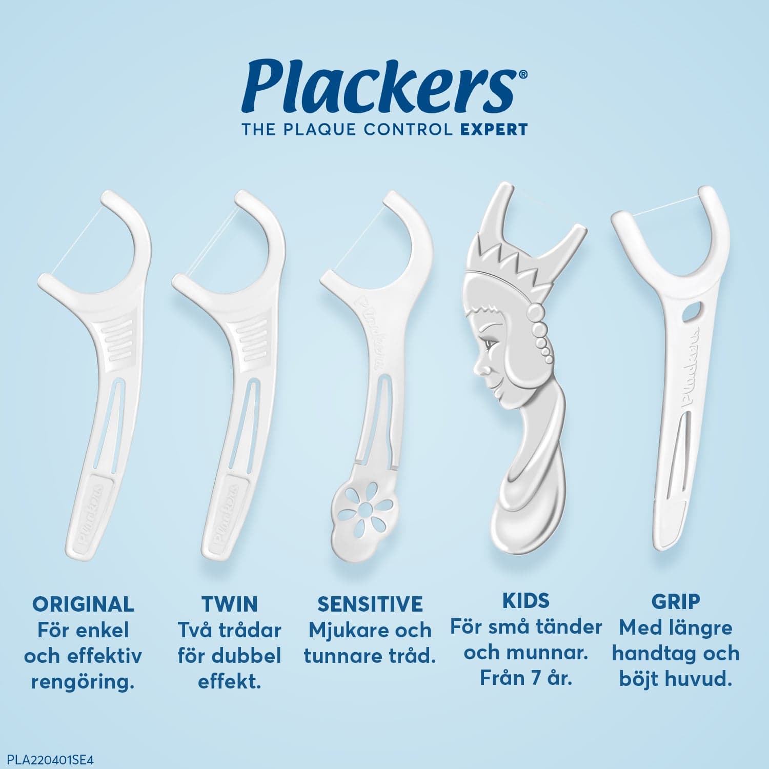 Plackers Grip Tandtrådsbyglar 33 st - produktbild 5