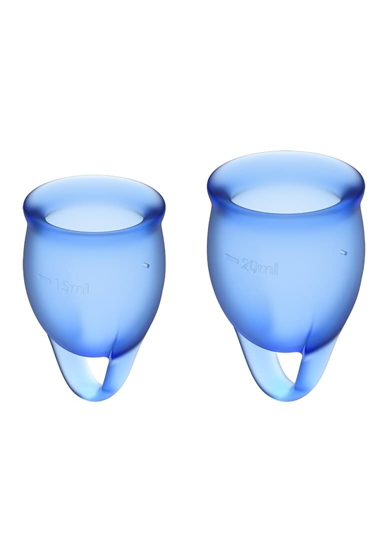 Satisfyer Feel Confident Menstrual Cup Dark Blue