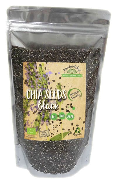 Rawfoodshop Chiafrön Svarta EKO 500 g