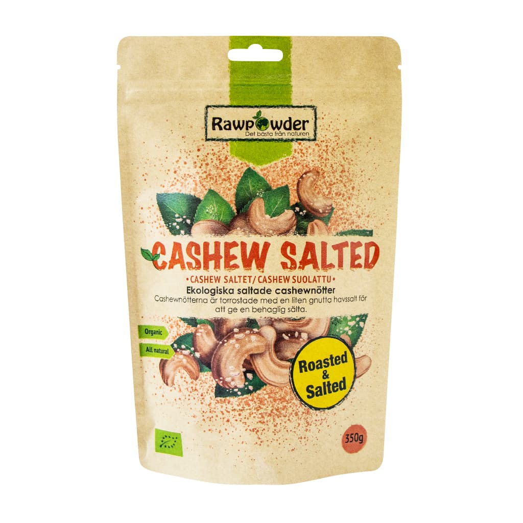 Rawpowder Cashewnötter Rostade/Saltade 350 g