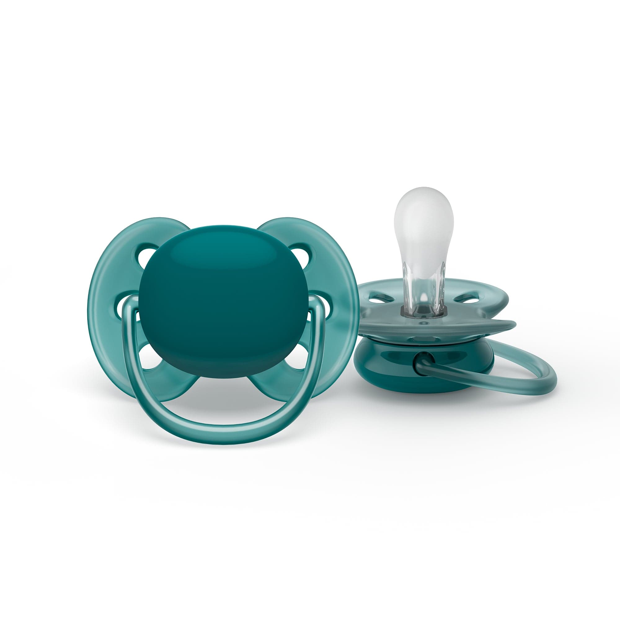 Philips Avent Ultra Soft napp 6-18 m Grön/Orange - produktbild 2