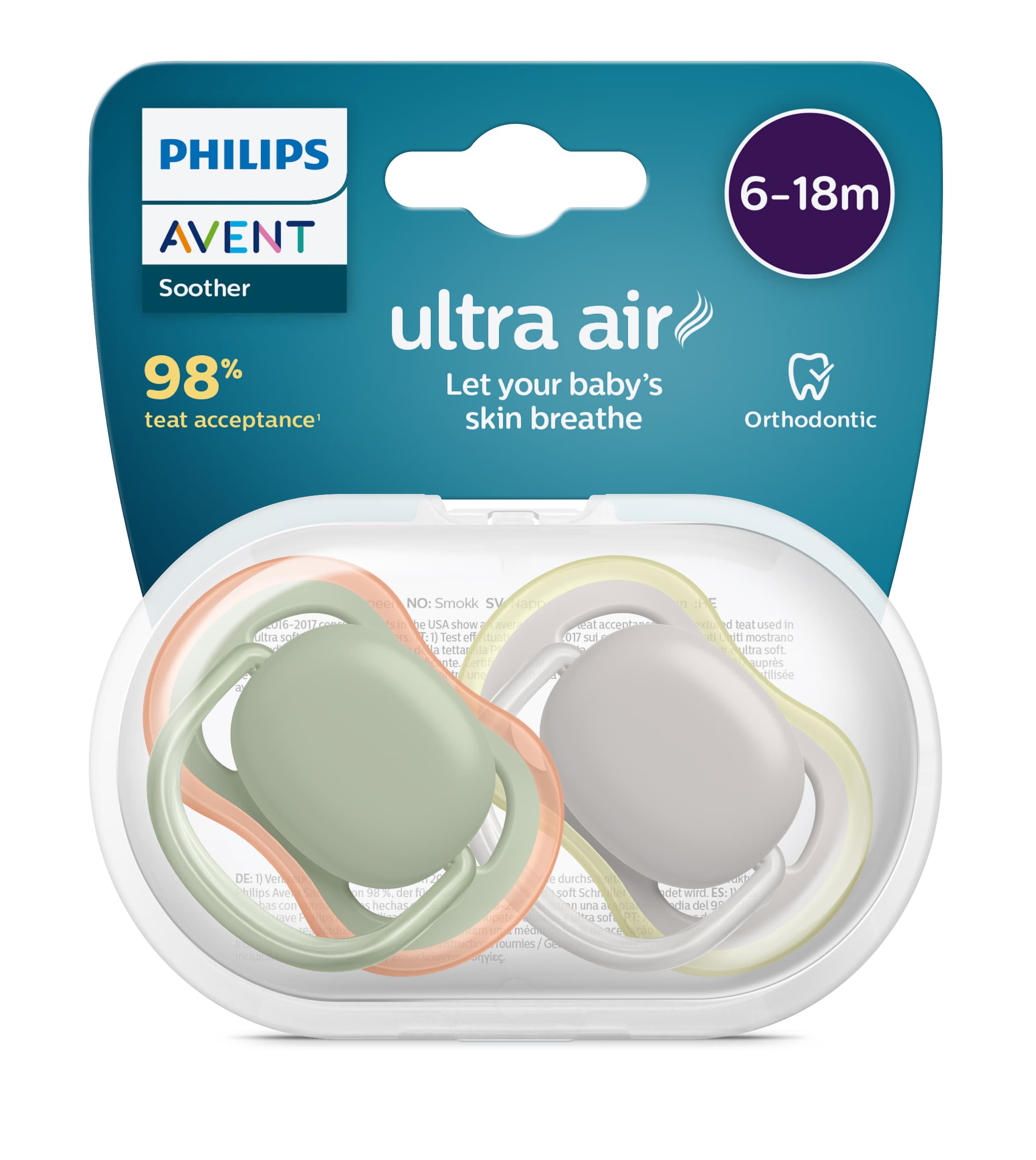 Philips Avent Ultra Air Napp 6-18 m - produktbild 2