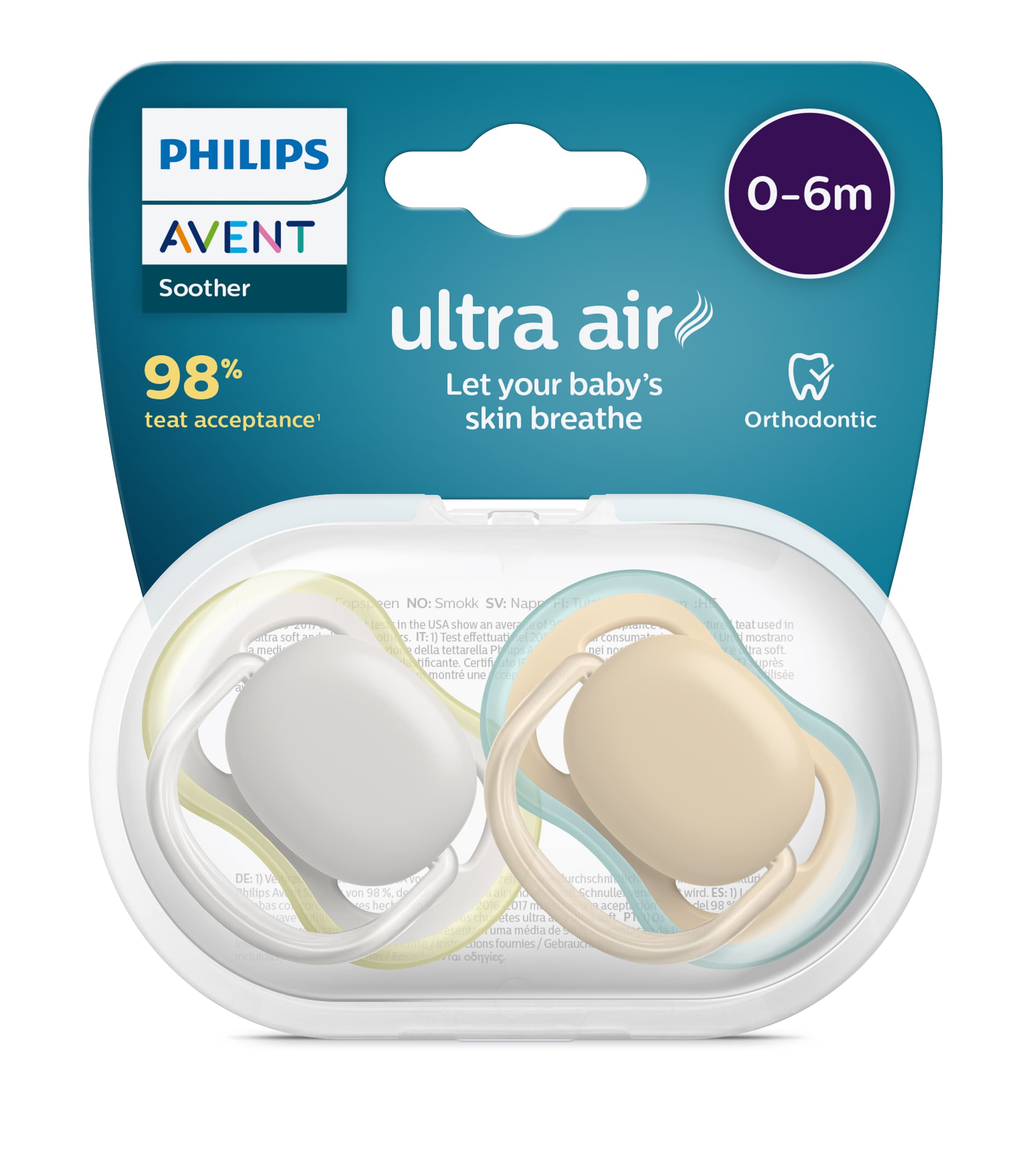 Philips Avent Ultra Air Napp 0-6 m - produktbild 2