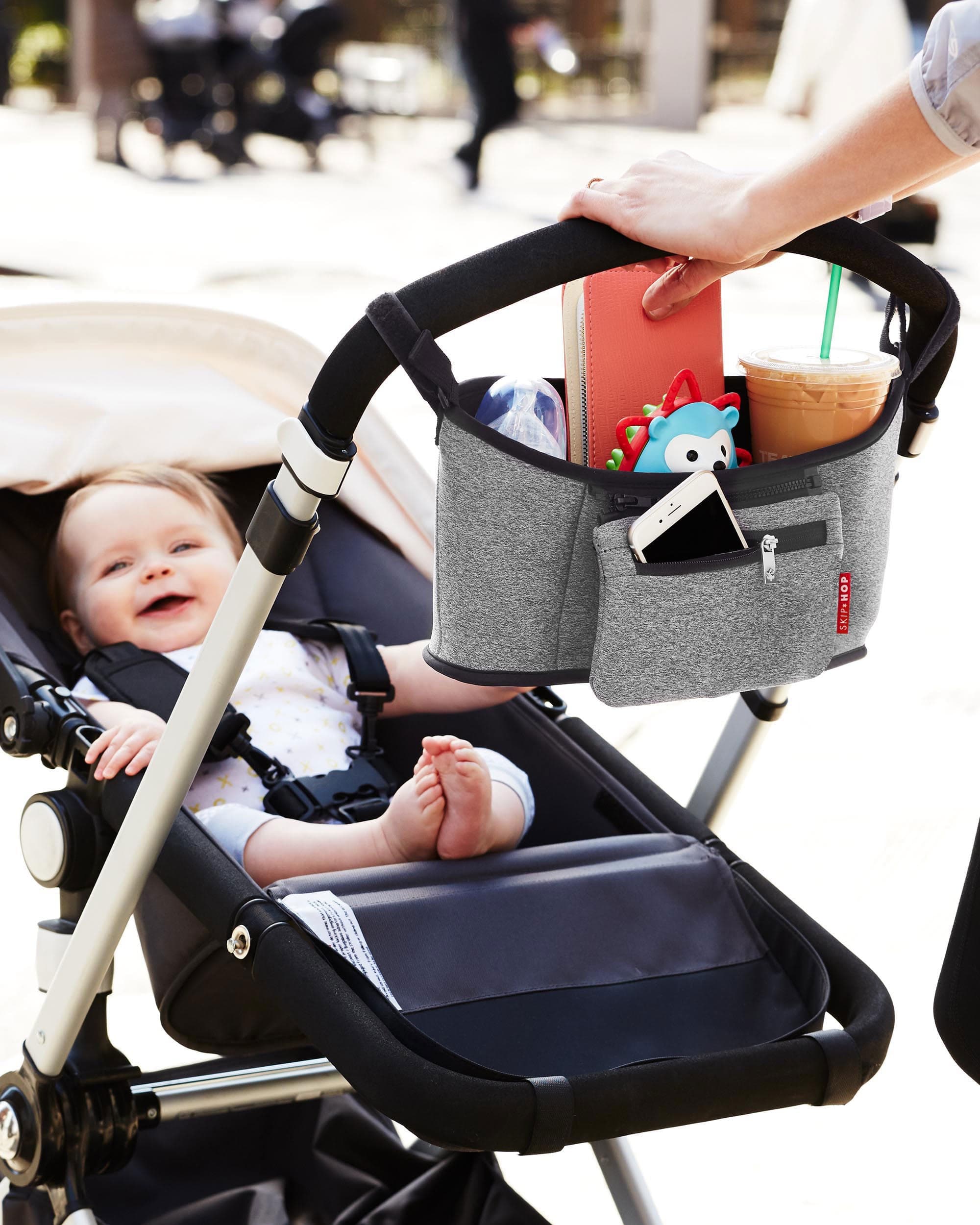 Skip Hop Stroller Organizer Heather Grey 3
