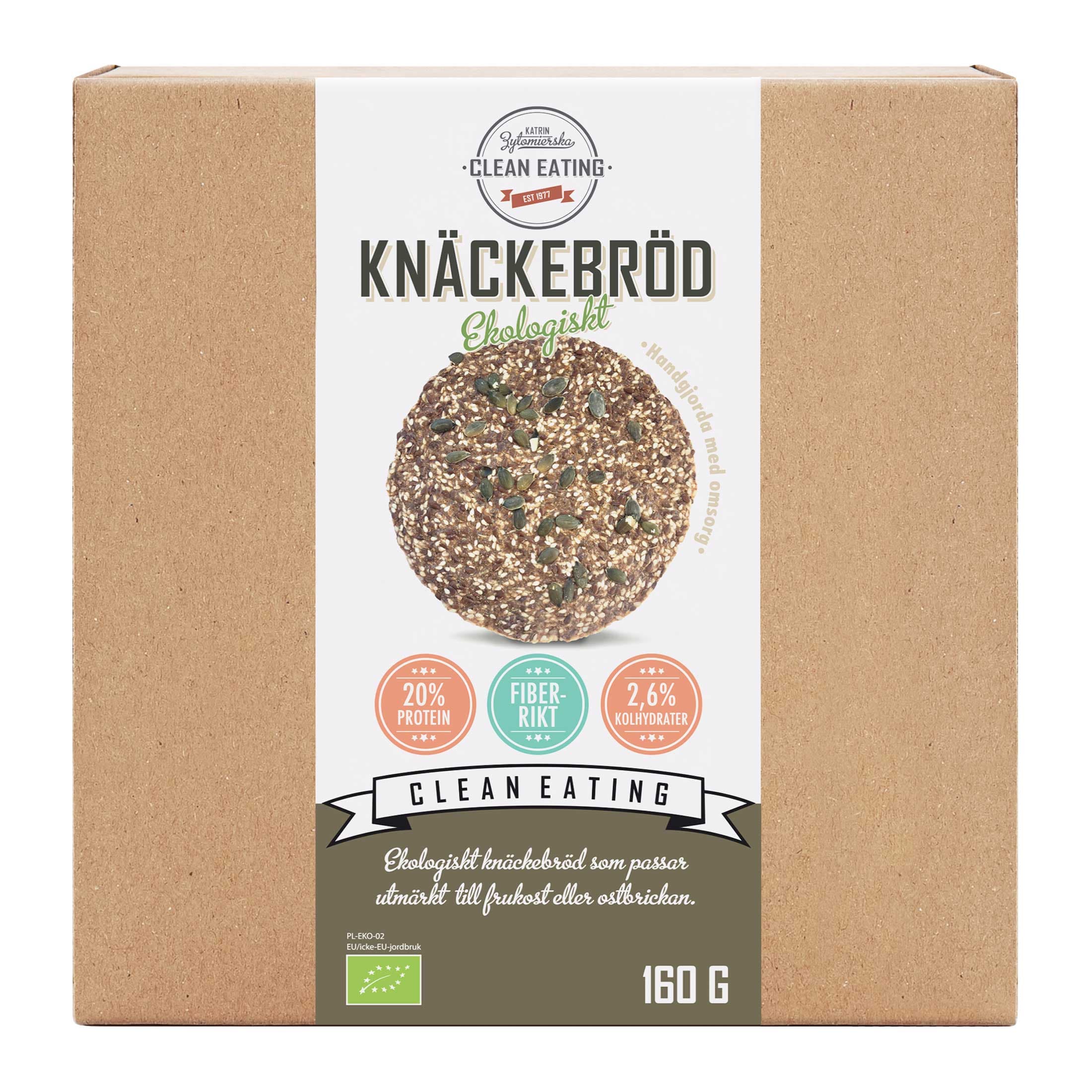 Clean Eating Knäckebröd Eko 160 g 2