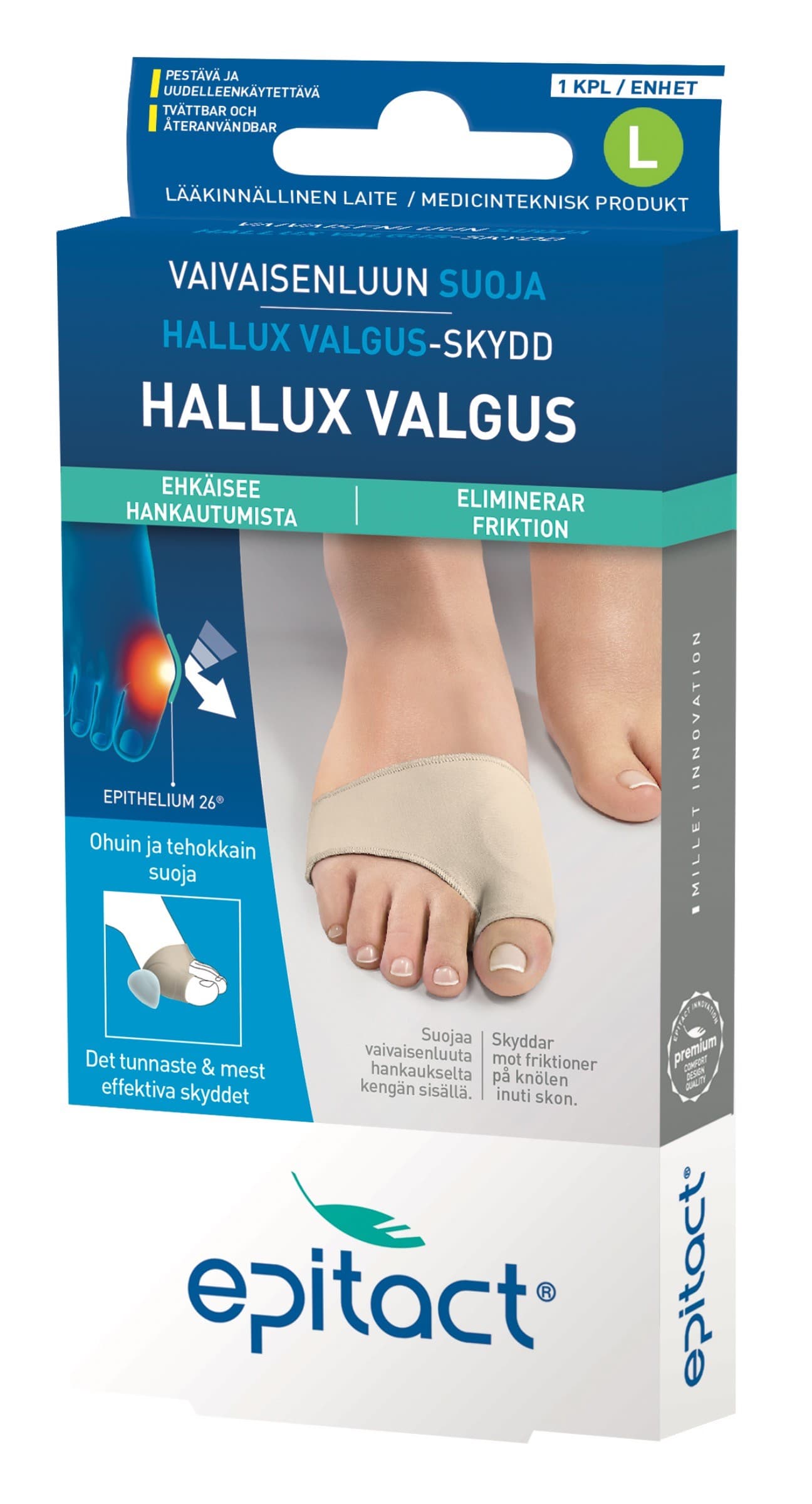 Epitact Hallux Valgus-Skydd L 1 st