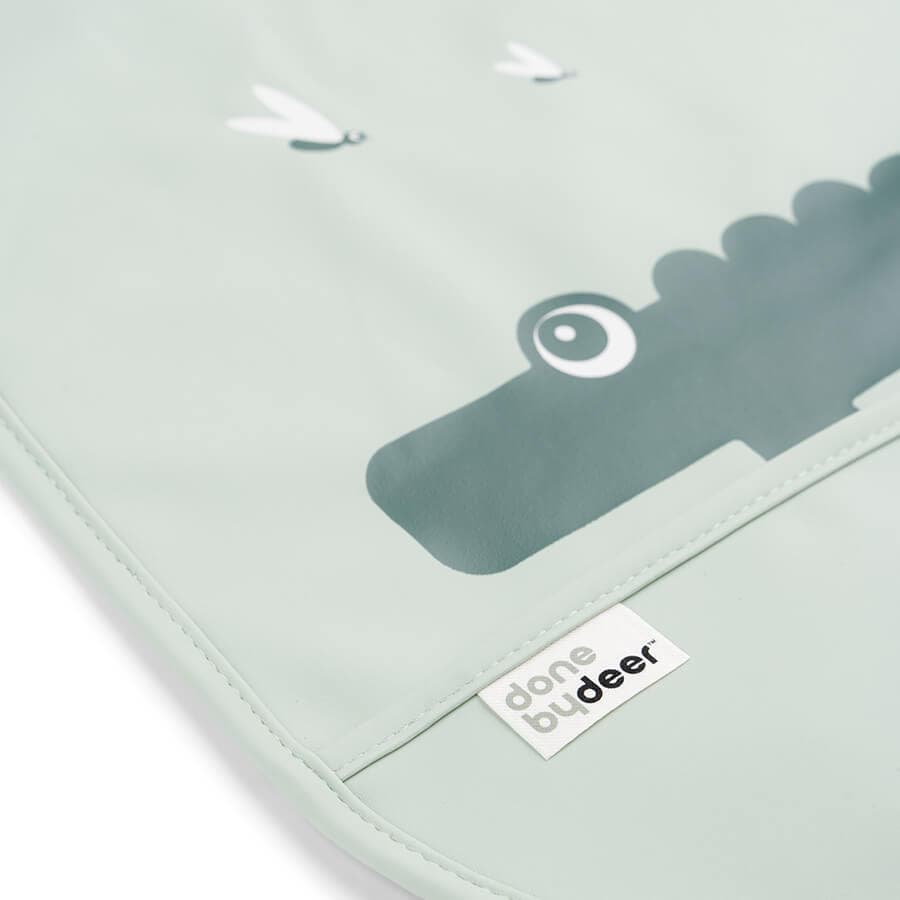 Done by Deer Haklapp velcro Croco Green 2-pack - produktbild 2
