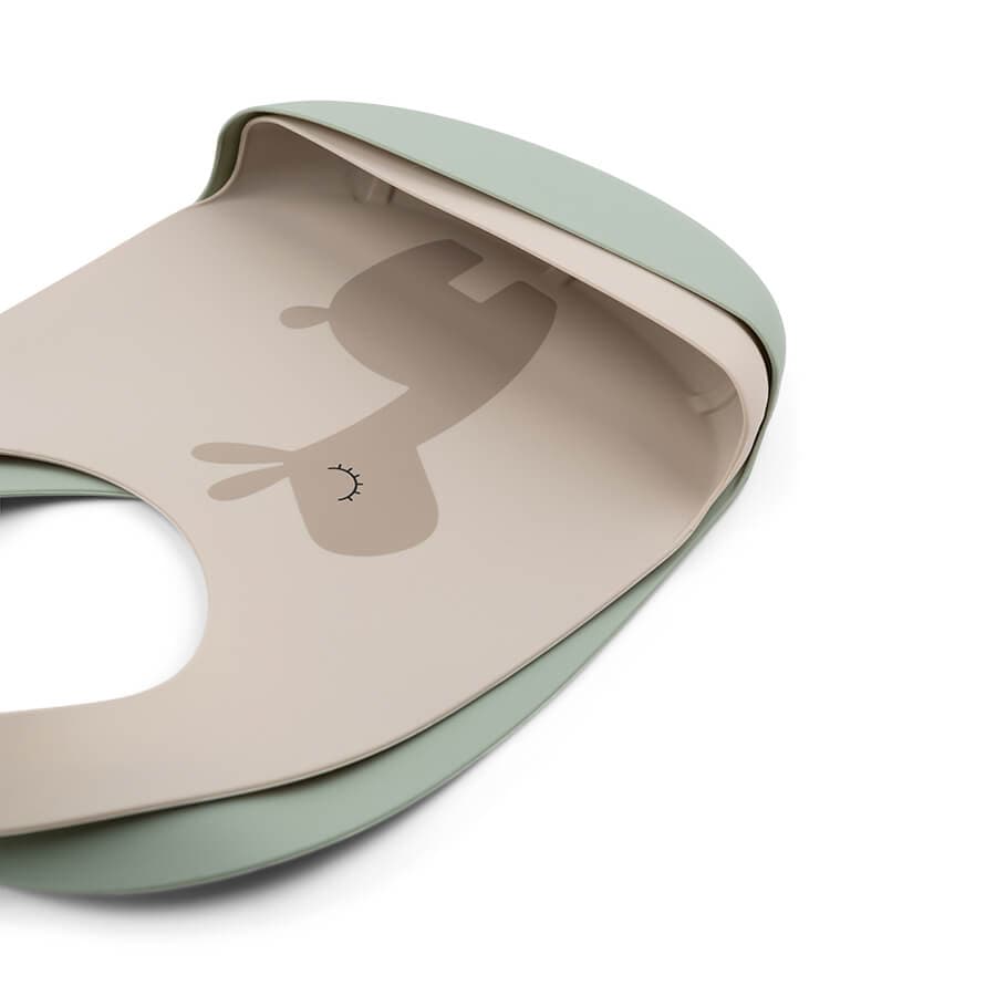 Done by Deer Haklapp Silikon Lalee Sand/Green 2-pack - produktbild 2