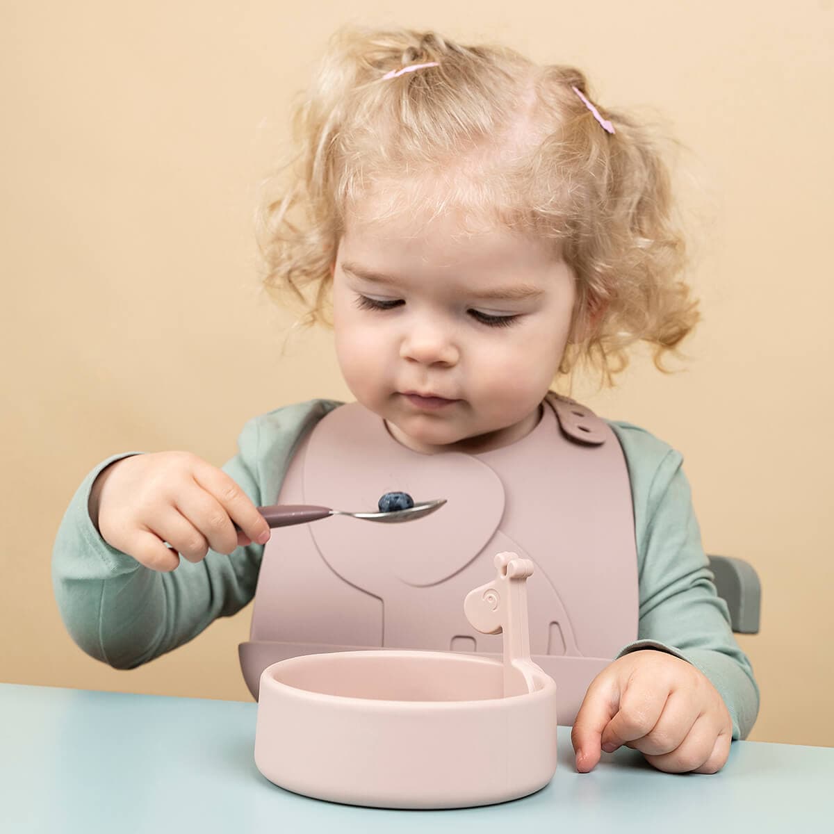 Done by Deer Peekaboo first meal set Deer friends Powder 5