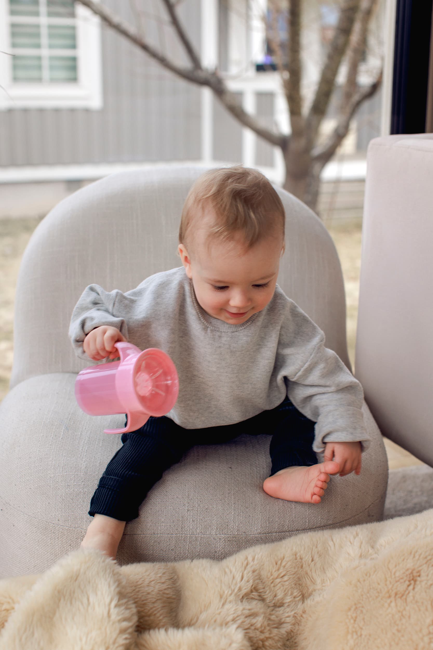 Twistshake 360 Cup Pastel Pink 6+m - produktbild 4