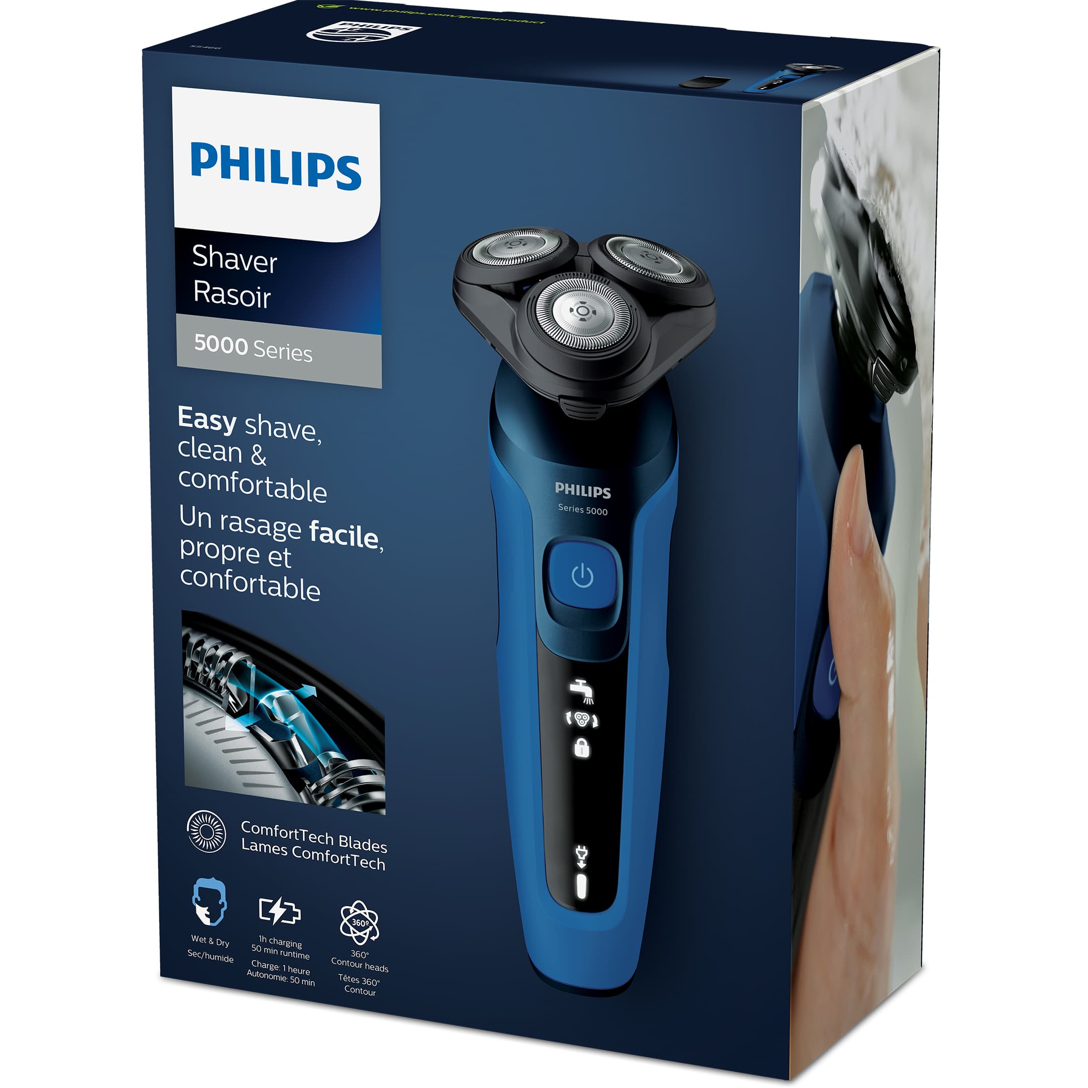 Philips Rakapparat för våt- och torrakning 5000-serien 4