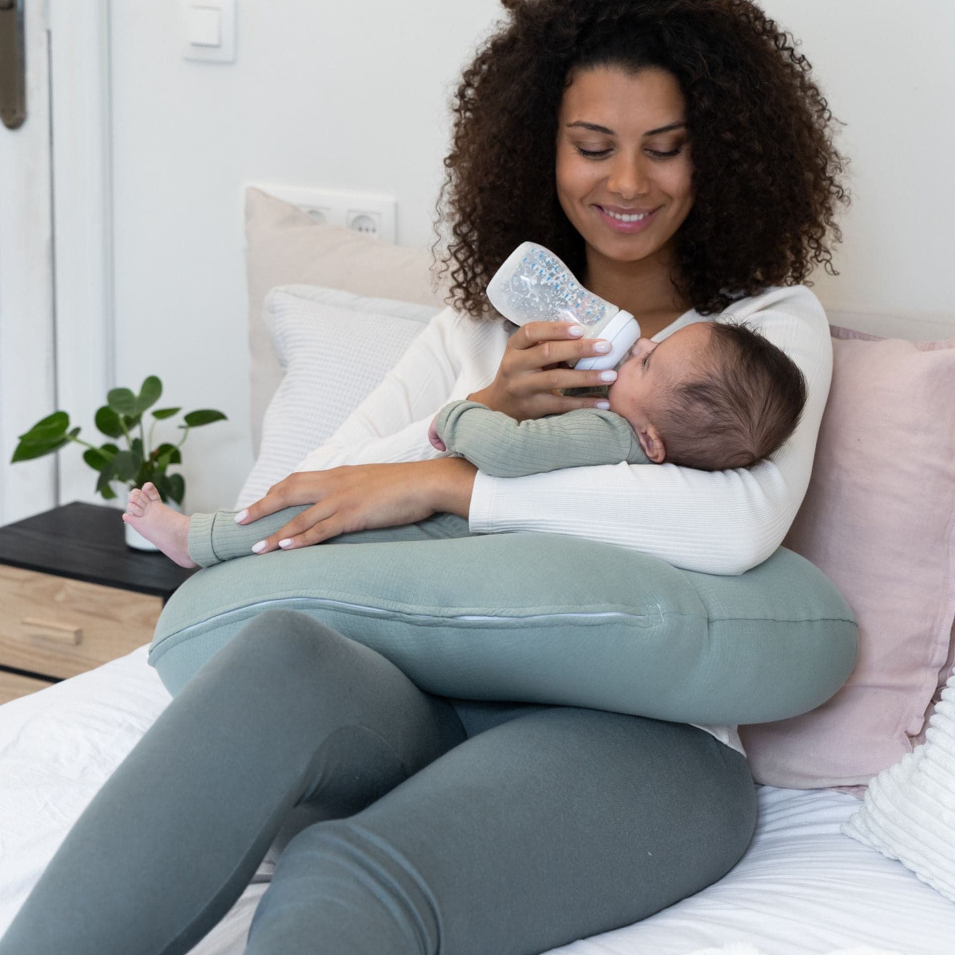 Doomoo Amningskudde Quilt Khaki 3