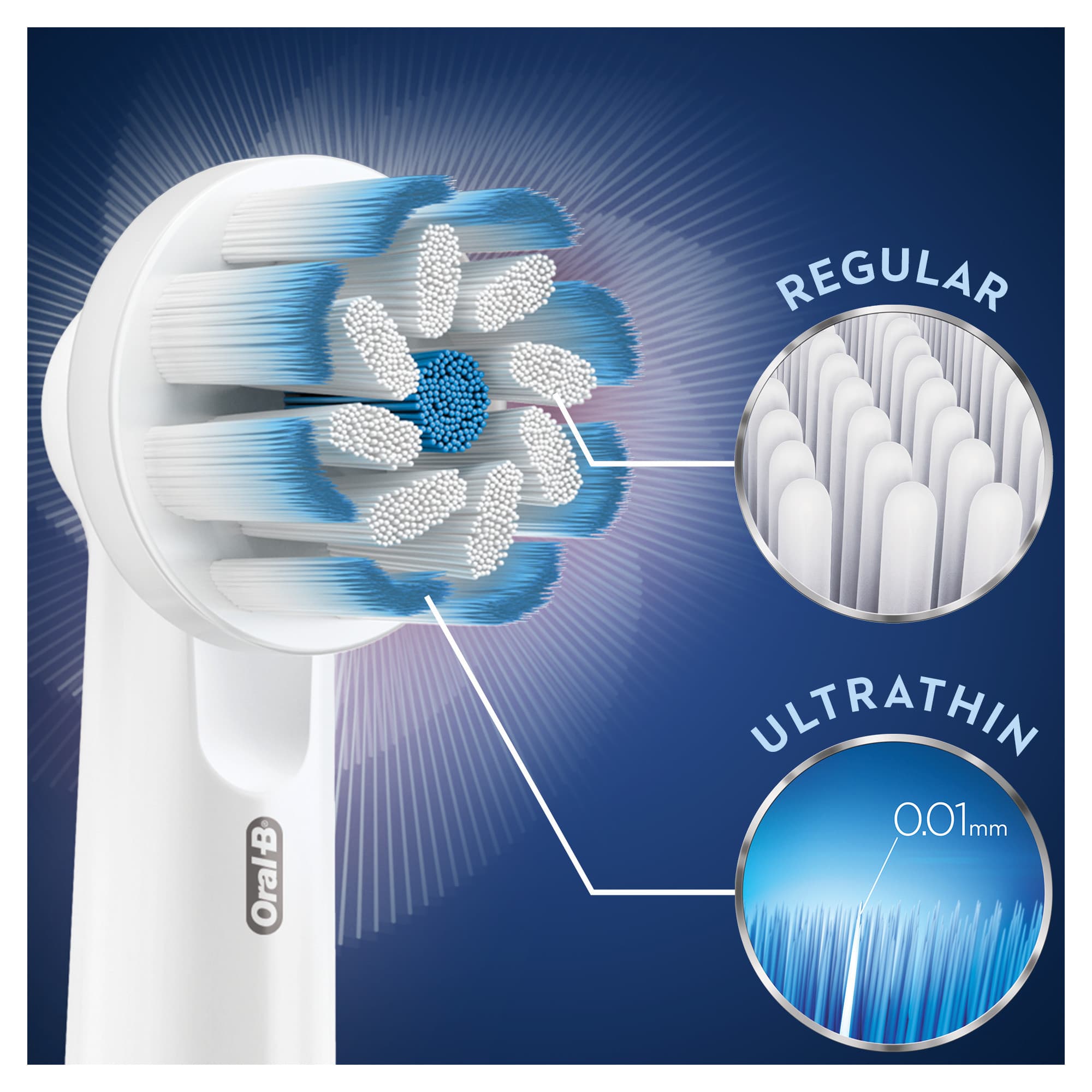 Oral-B Sensitive Clean Tandborsthuvuden 4-pack 3