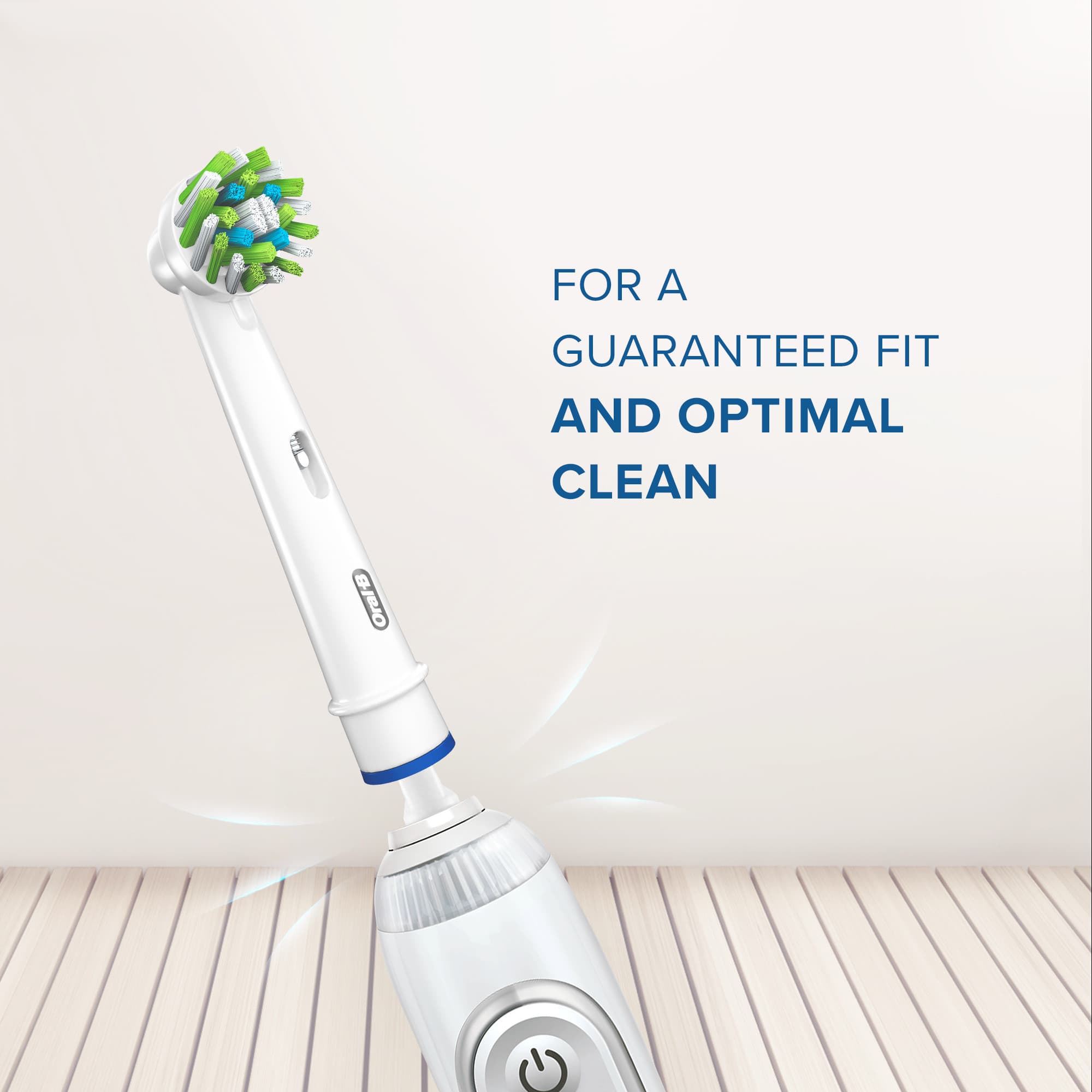 Oral-B CrossAction Tandborsthuvud med CleanMaximiser-teknologi 4 st - produktbild 2